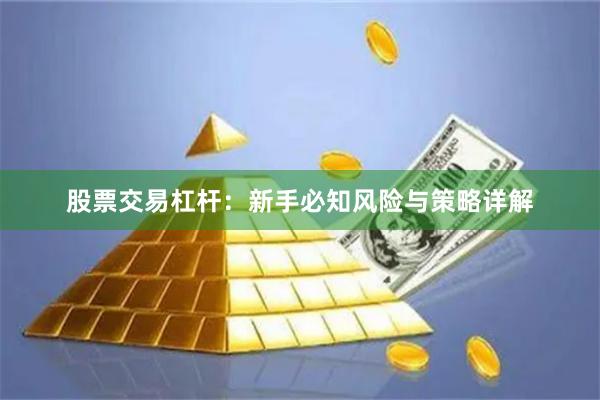 股票交易杠杆：新手必知风险与策略详解